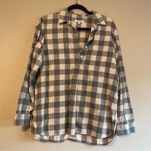 Madewell buffalo plaid flannel button shirt